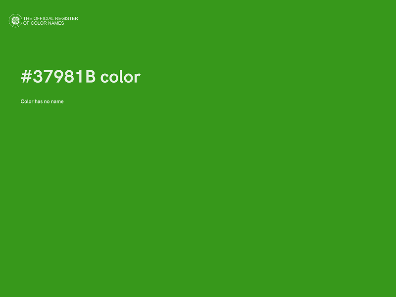 #37981B color image