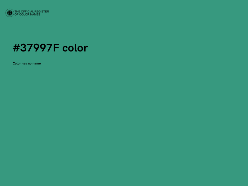 #37997F color image