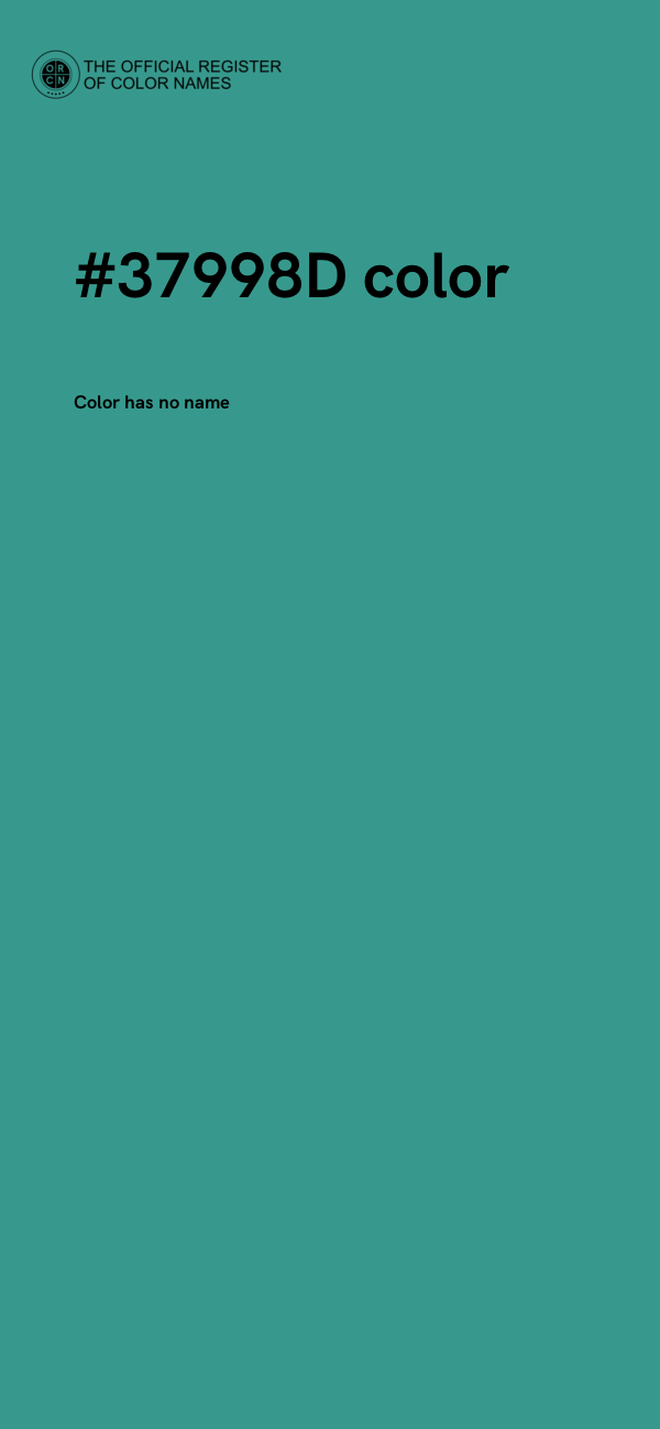 #37998D color image