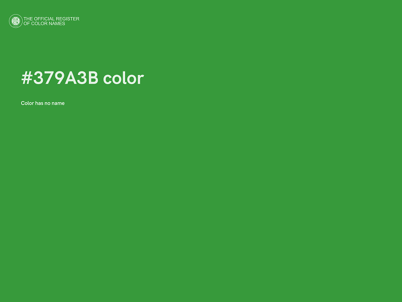 #379A3B color image