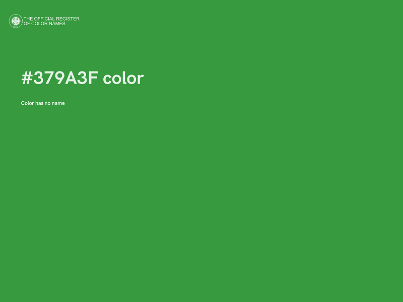 #379A3F color image