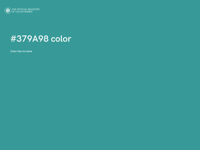 #379A98 color image