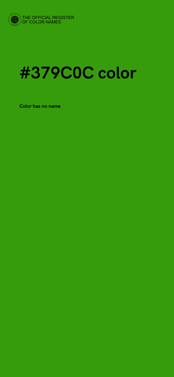 #379C0C color image