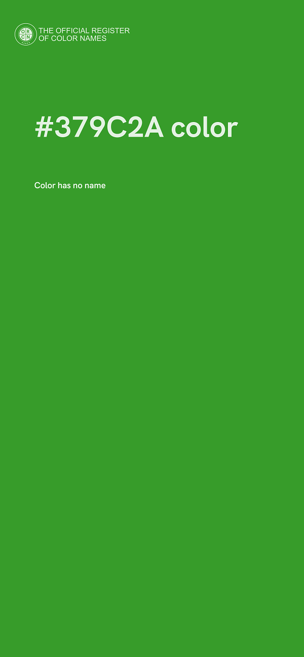 #379C2A color image