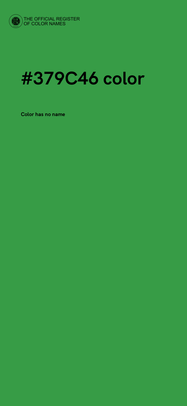#379C46 color image