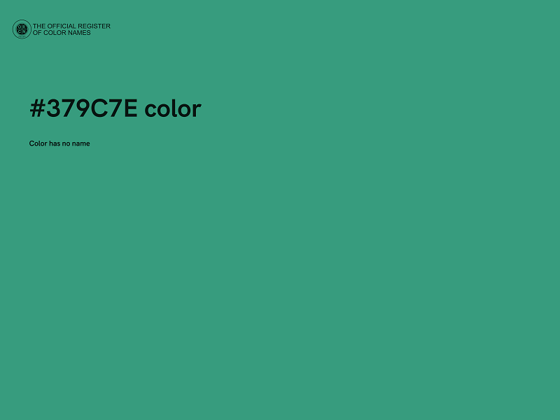 #379C7E color image