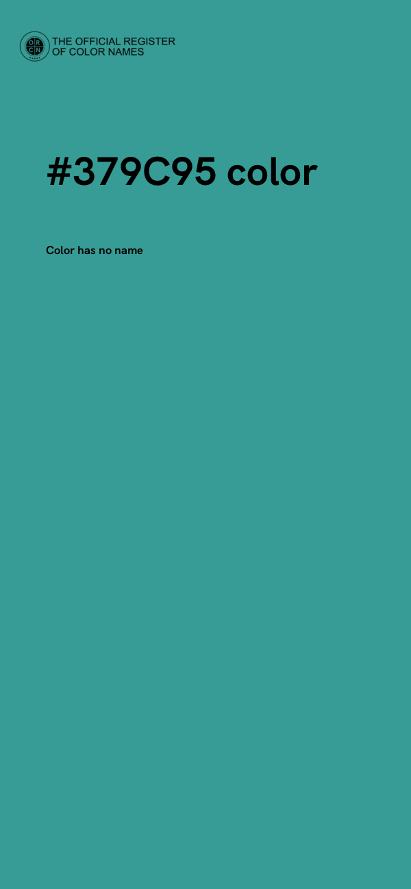 #379C95 color image