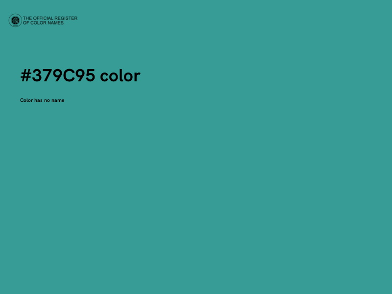 #379C95 color image