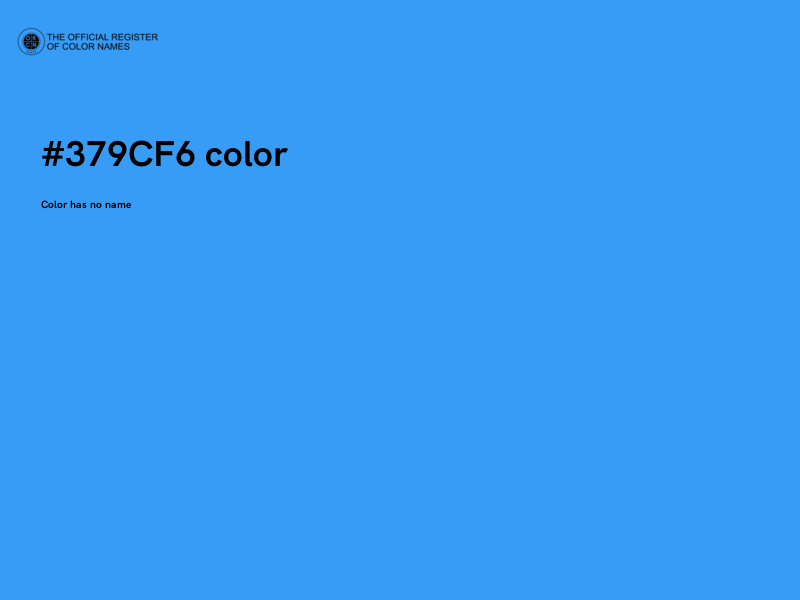 #379CF6 color image