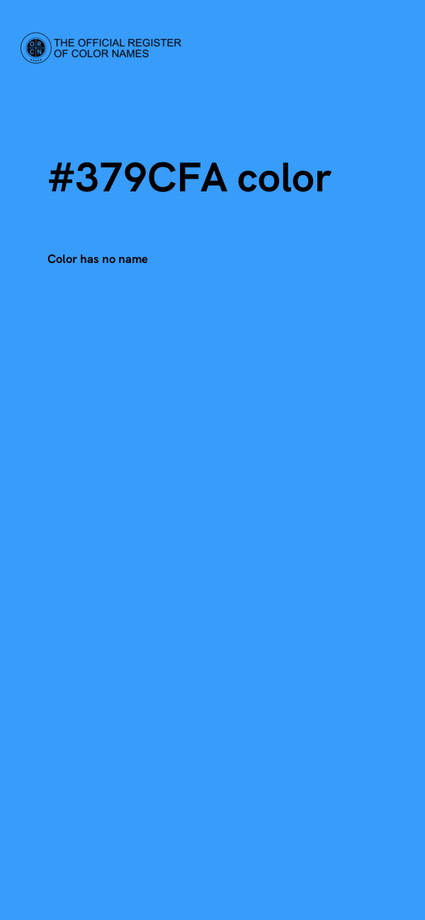 #379CFA color image