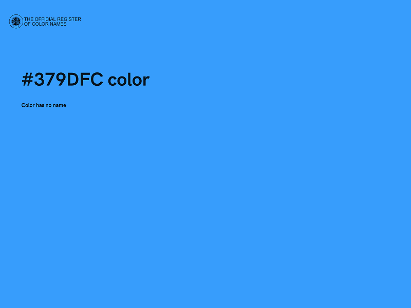 #379DFC color image