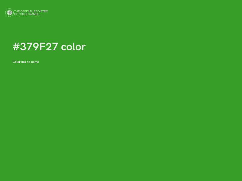 #379F27 color image