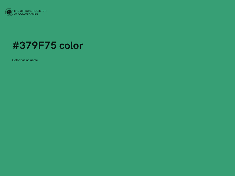 #379F75 color image