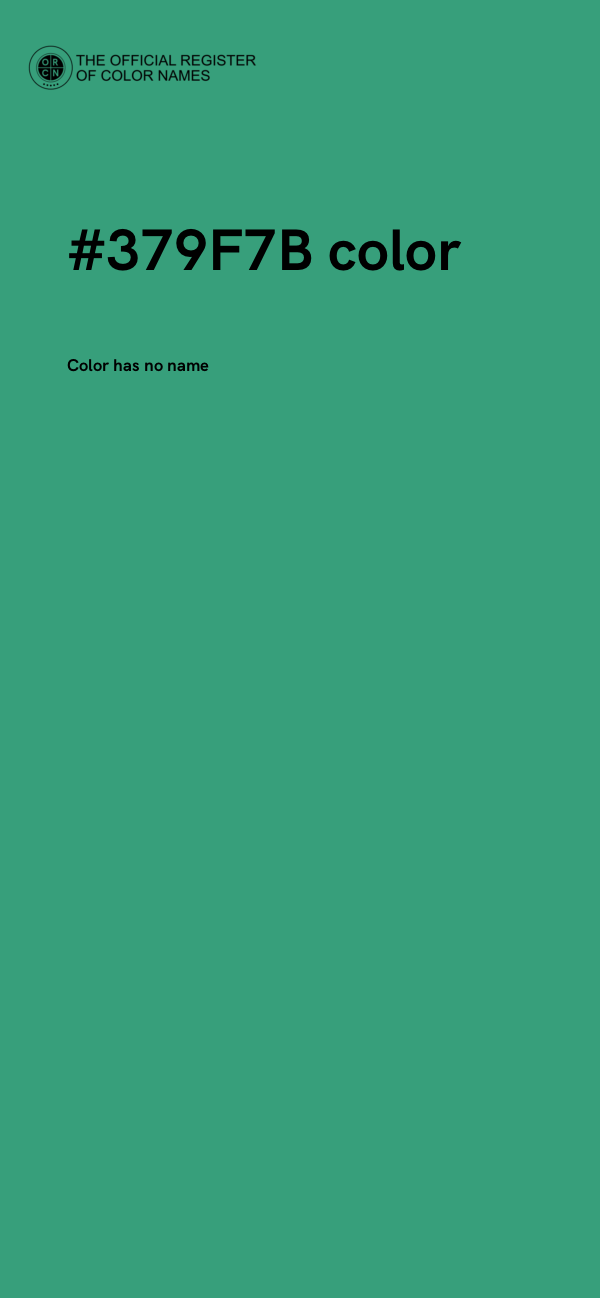 #379F7B color image