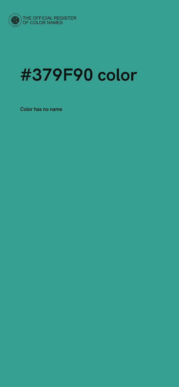#379F90 color image