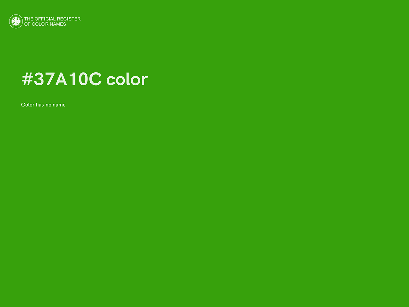 #37A10C color image