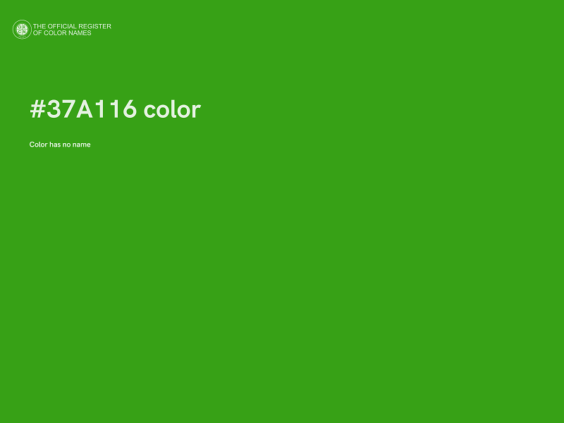 #37A116 color image