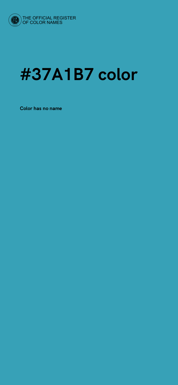 #37A1B7 color image