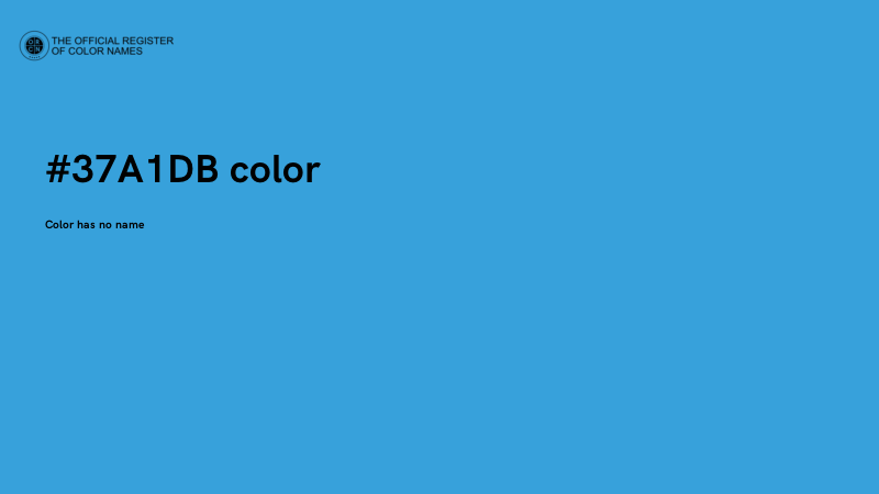 #37A1DB color image