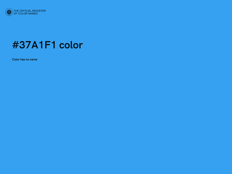 #37A1F1 color image