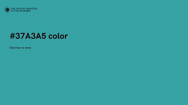 #37A3A5 color image