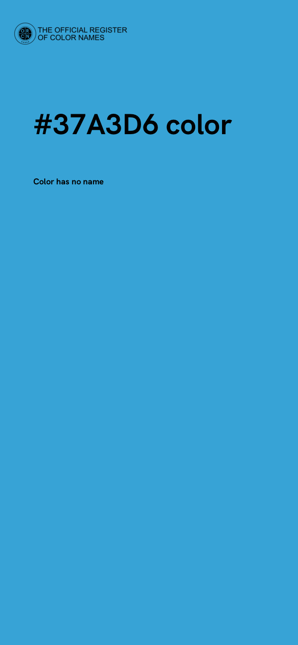 #37A3D6 color image