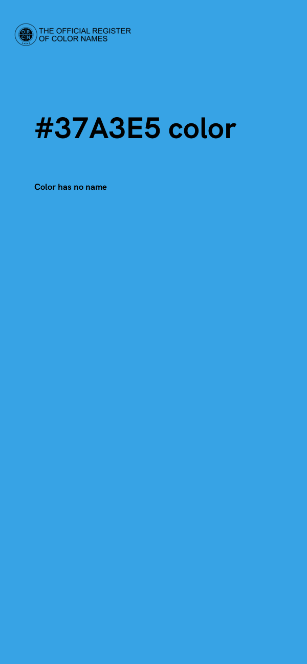 #37A3E5 color image