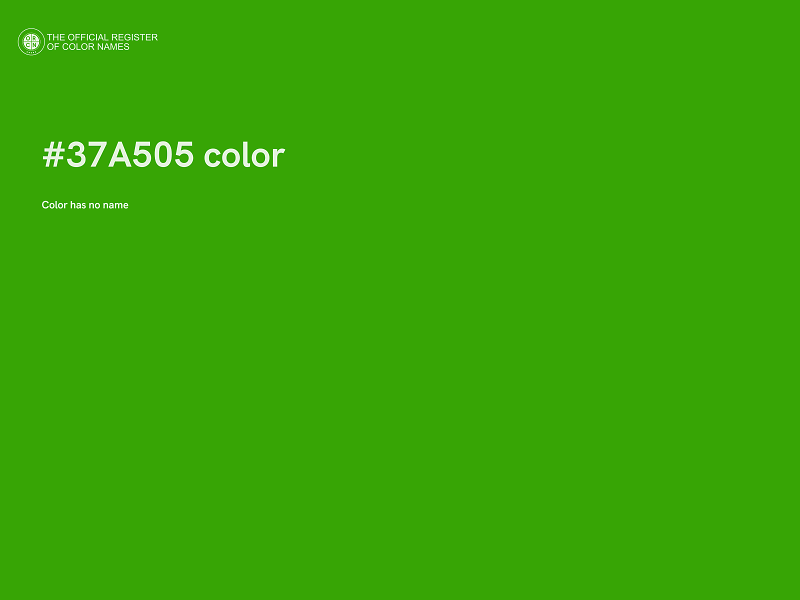 #37A505 color image