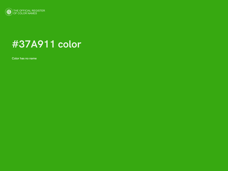 #37A911 color image