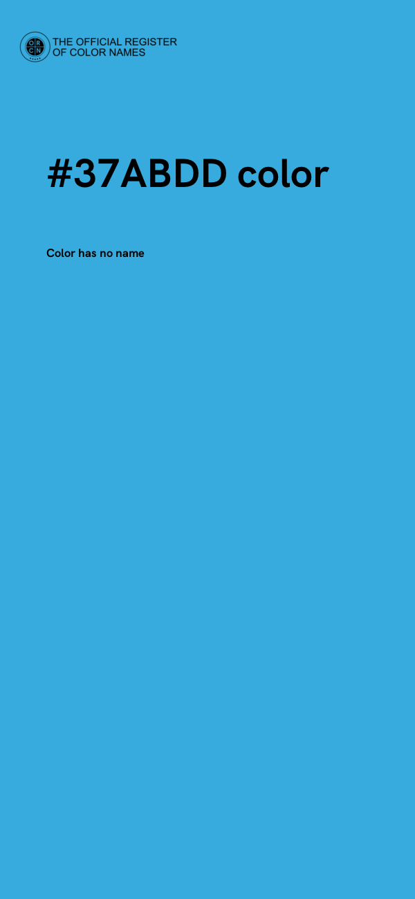 #37ABDD color image