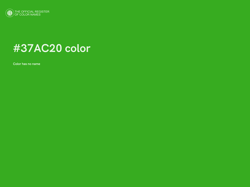 #37AC20 color image