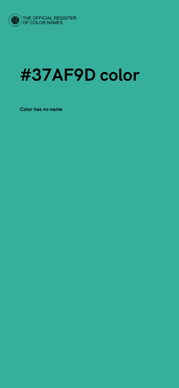 #37AF9D color image