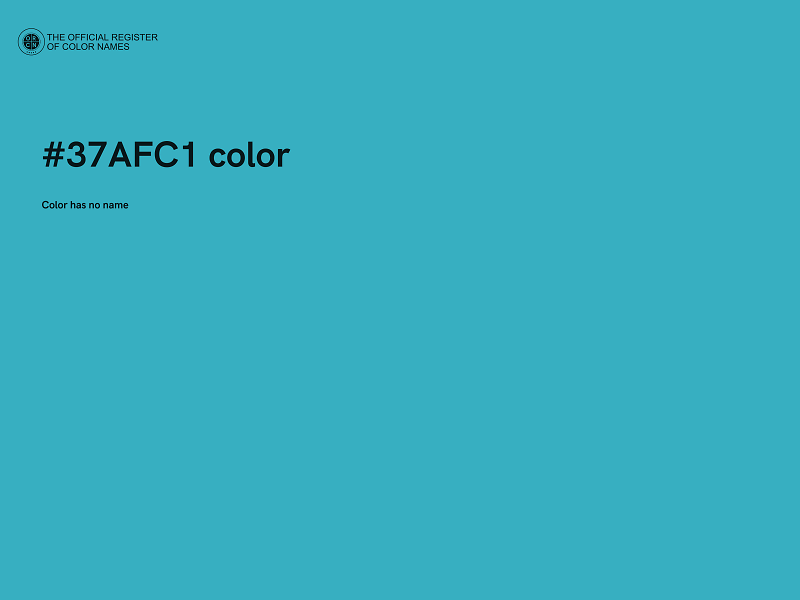 #37AFC1 color image