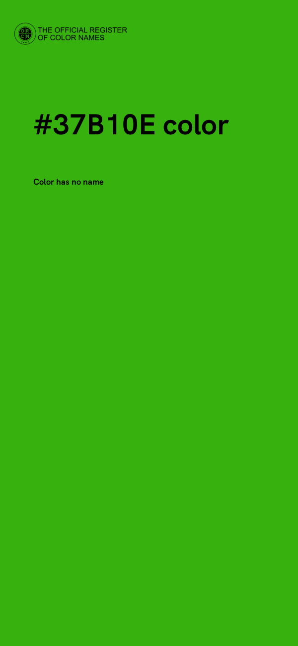#37B10E color image