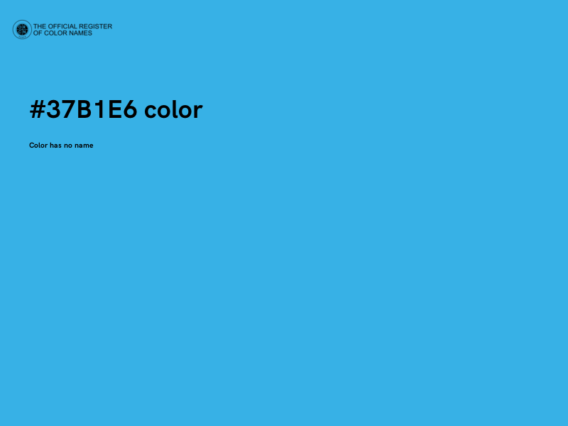 #37B1E6 color image