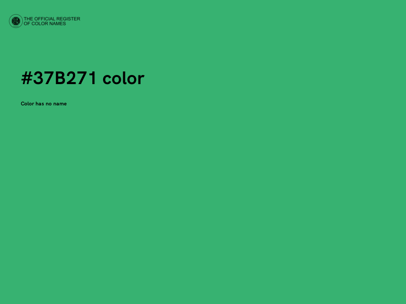 #37B271 color image