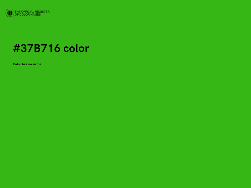 #37B716 color image