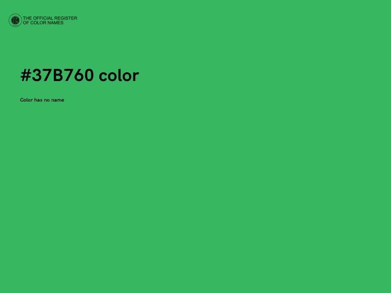 #37B760 color image
