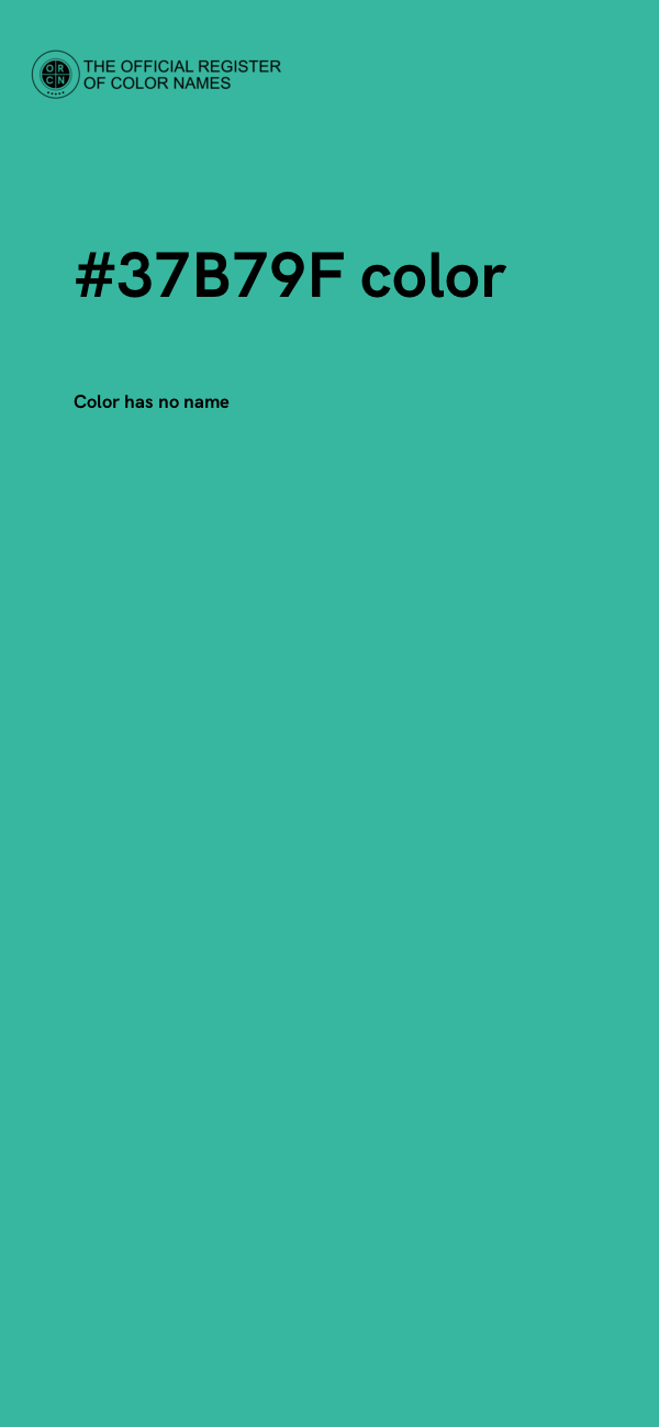 #37B79F color image