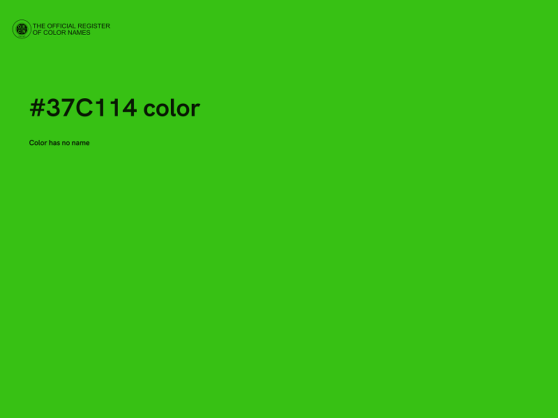 #37C114 color image
