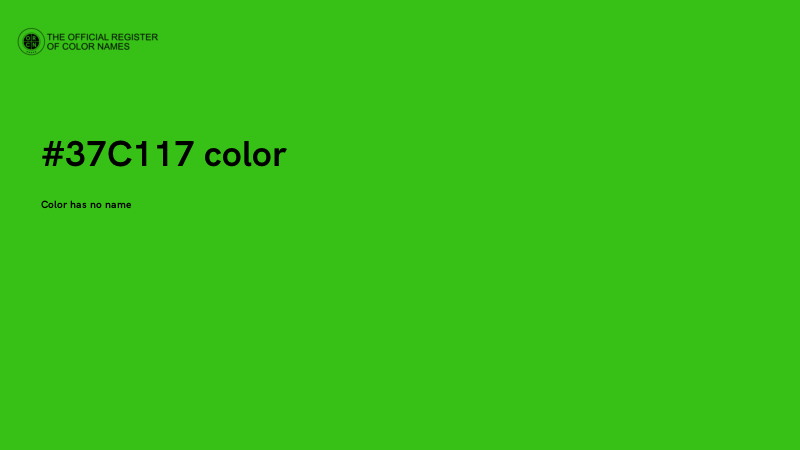 #37C117 color image