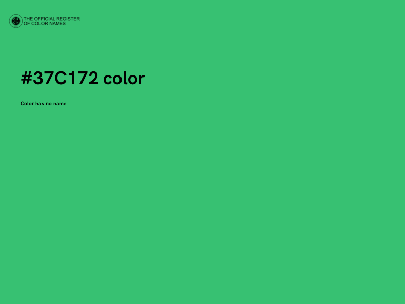 #37C172 color image