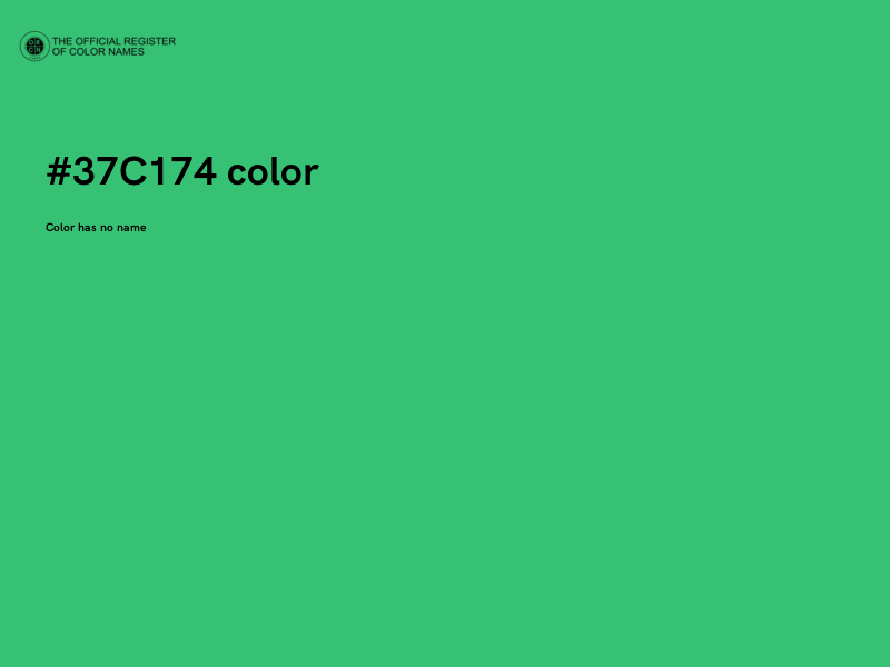 #37C174 color image