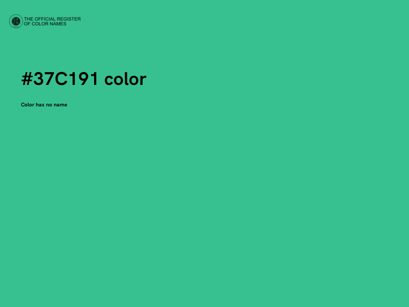 #37C191 color image