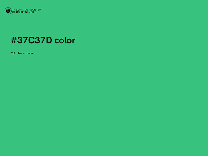 #37C37D color image