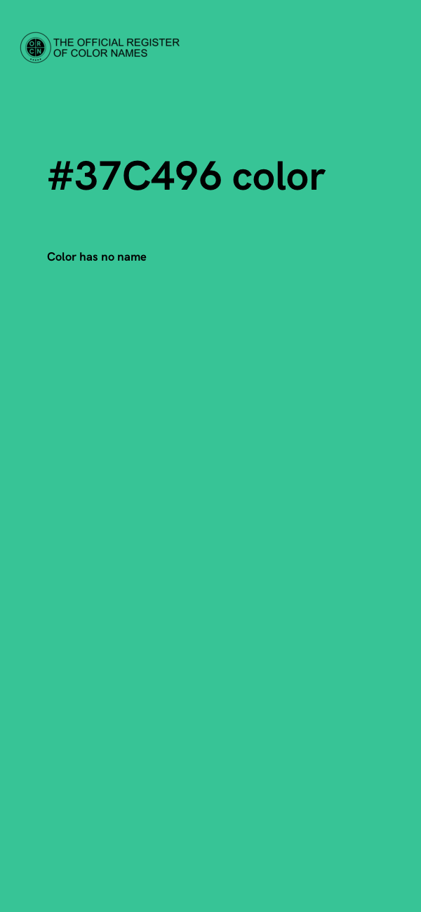#37C496 color image