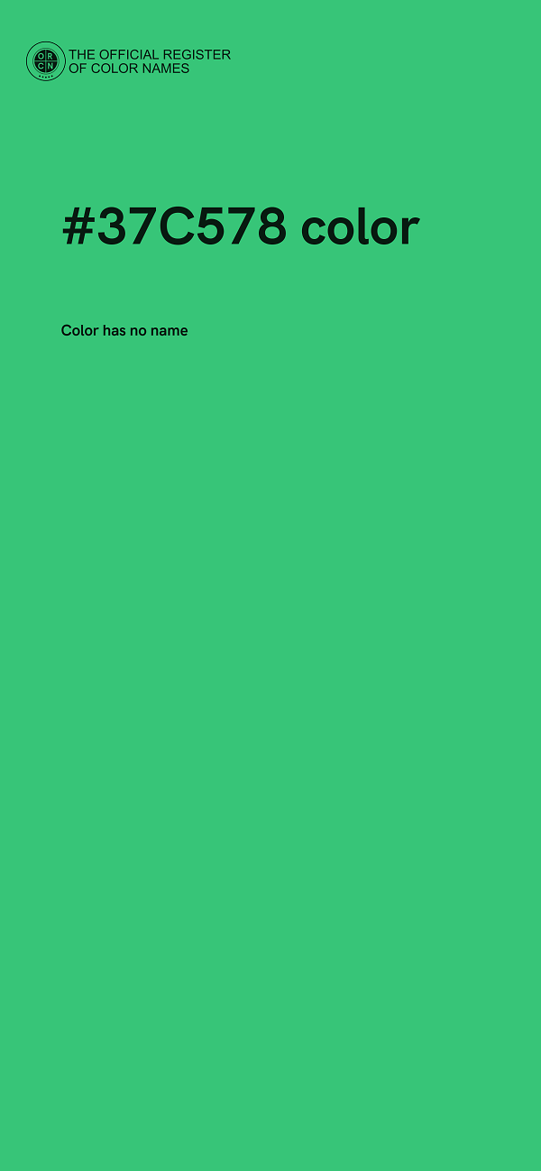 #37C578 color image
