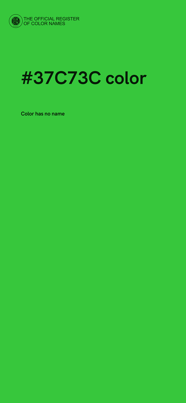 #37C73C color image