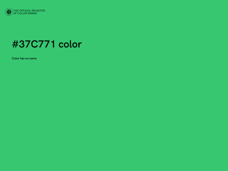 #37C771 color image