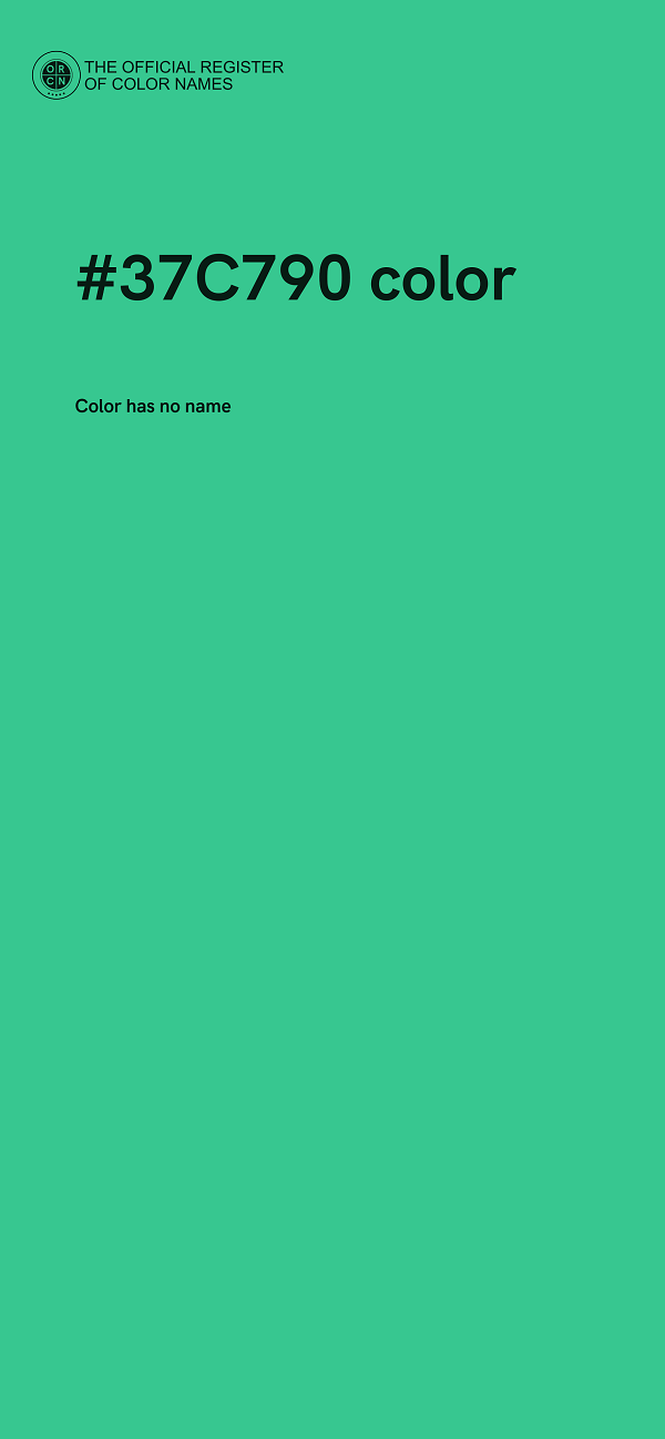 #37C790 color image